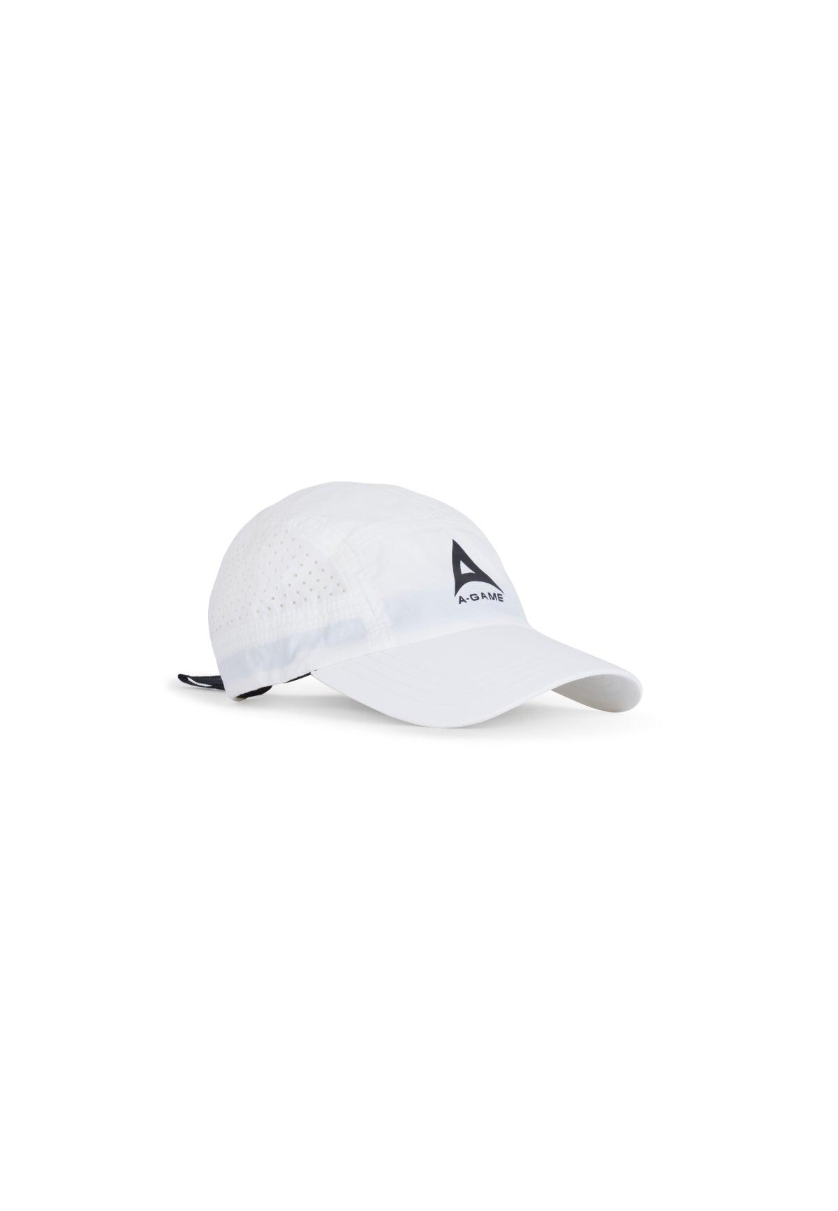 UNISEX A-GAME PERFORMANCE RUNNING CAP - WHITE