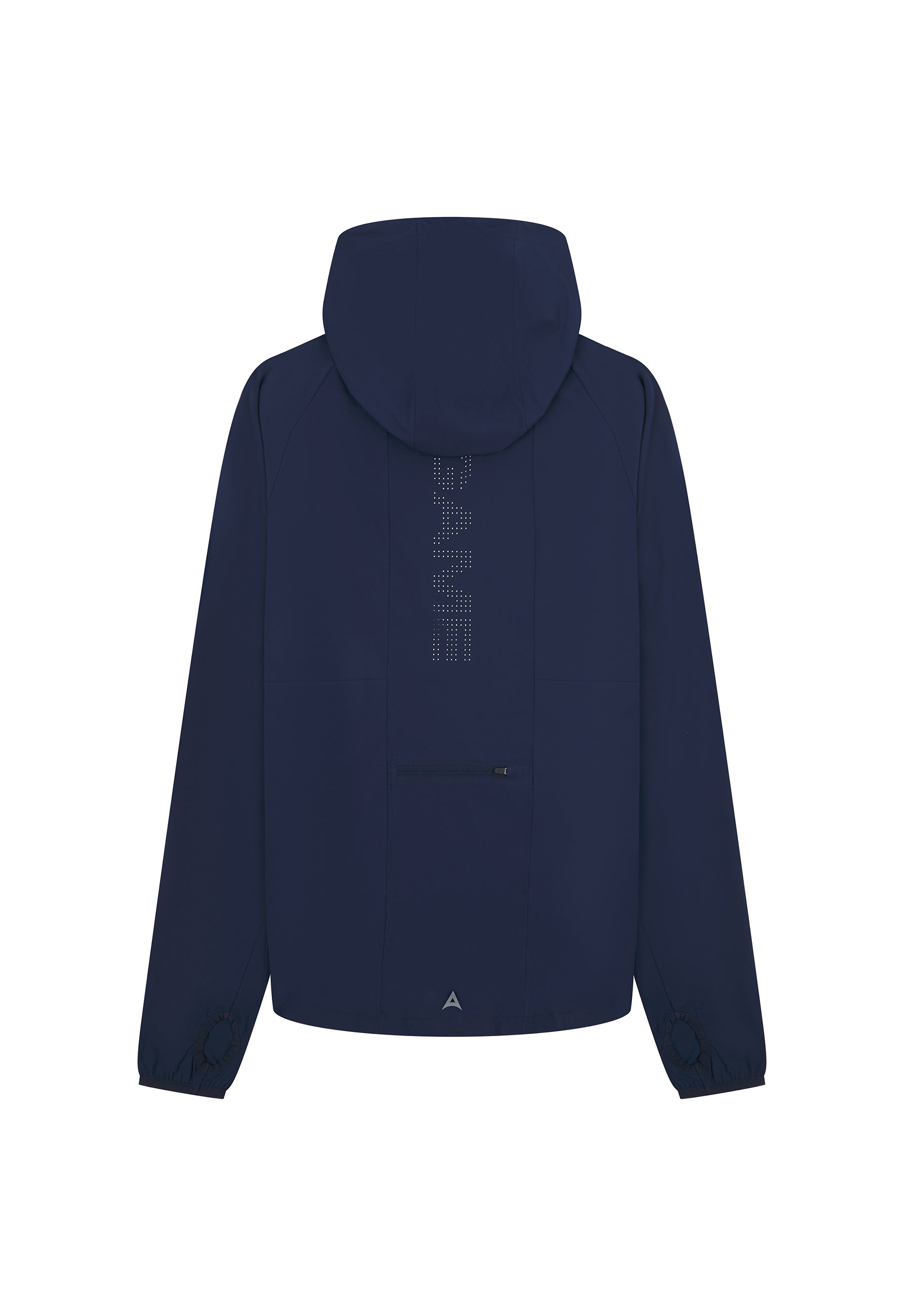 WOMENS A-GAME LIGHTWEIGHT FITTED RUNNING JACKET - CROWN BLUE/SILVER