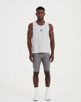 MENS A-GAME MESH TRAINING VEST - GREY