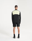 MENS A-GAME PERFORMANCE LONG SLEEVE TRAINING TOP - BLACK/LIME