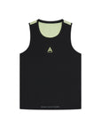 MENS A-GAME TRAINING TANK TOP - BLACK/LIME