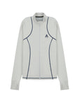 WOMENS A-GAME FITTED THERMAL FLEECE - GREY