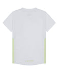 WOMENS A-GAME SHORT SLEEVE TRAINING T-SHIRT - WHITE/LIME