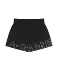 WOMENS A-GAME TRAINING RUNNER SHORTS - BLACK