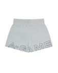 WOMENS A-GAME TRAINING RUNNER SHORTS - GREY