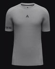 MENS A-GAME PERFORMANCE TRAINING T-SHIRT - STEEL GREY