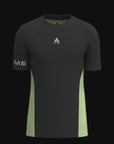 MENS A-GAME PERFORMANCE TRAINING T-SHIRT - BLACK/LIME