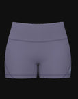 WOMENS A-GAME LOGO MINI TRAINING SHORTS - BLUE