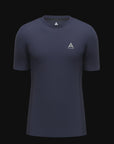 MENS A-GAME PANELLED TRAINING T-SHIRT - NAVY