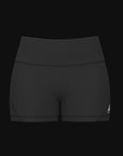 WOMENS A-GAME LOGO MINI TRAINING SHORTS - BLACK