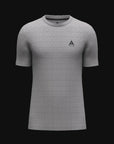 MENS A-GAME SEAMLESS TRAINING LOGO T-SHIRT - STEEL GREY